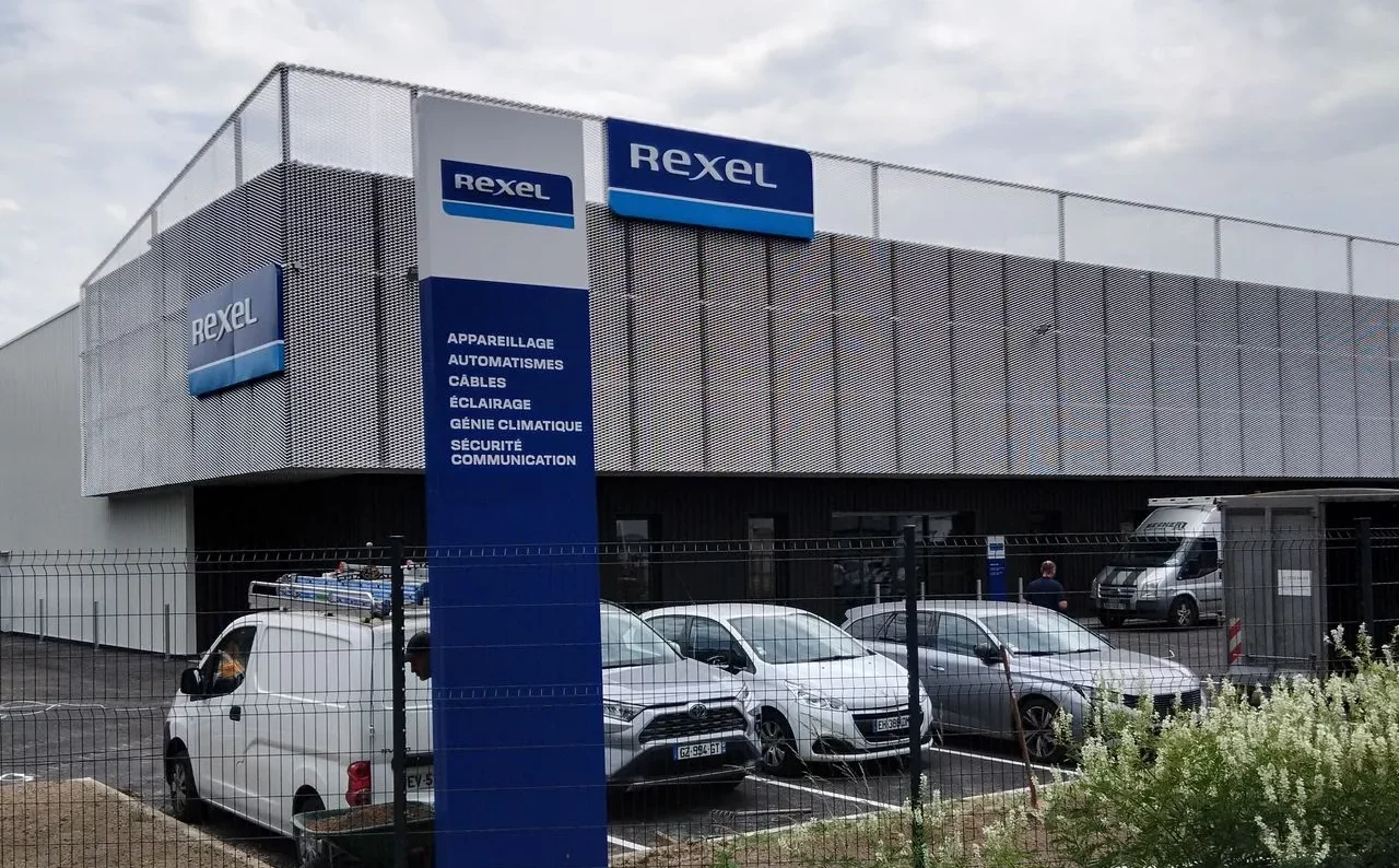 Enseigne lumineuse haut de gamme Rexel