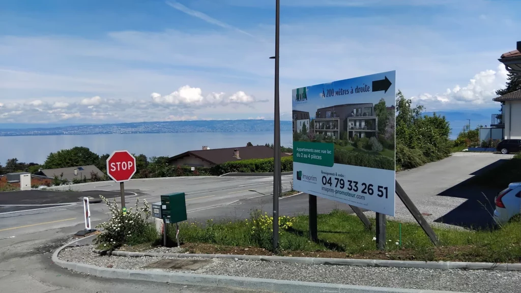 panneau pour promoteur immobilier Imaprim
